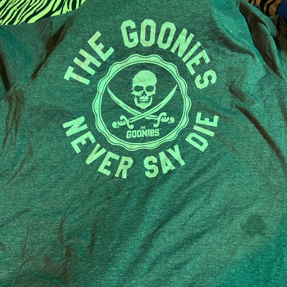 Ripple Junction The Goonies Teal Skull Tee